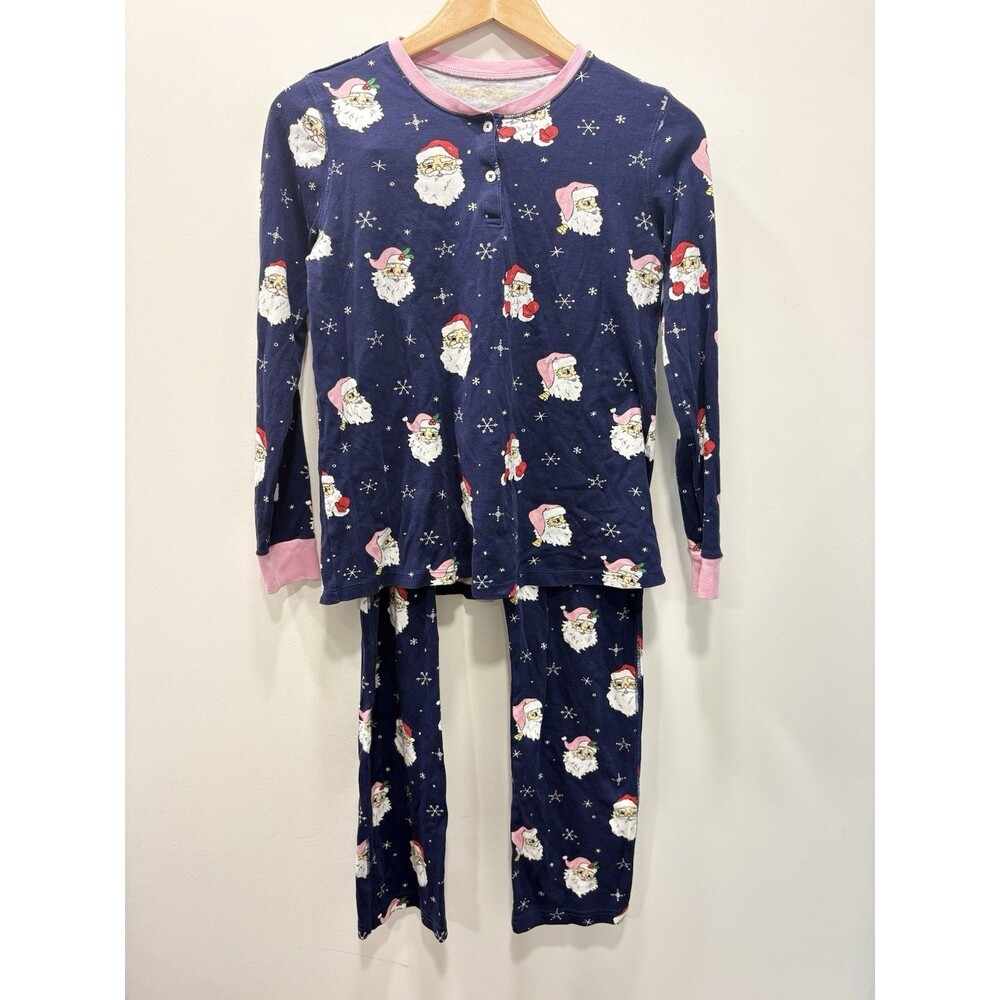 The Beaufort Bonnet Company Sara Jane Sweet Dreams Pajama Set Women Small Santa
